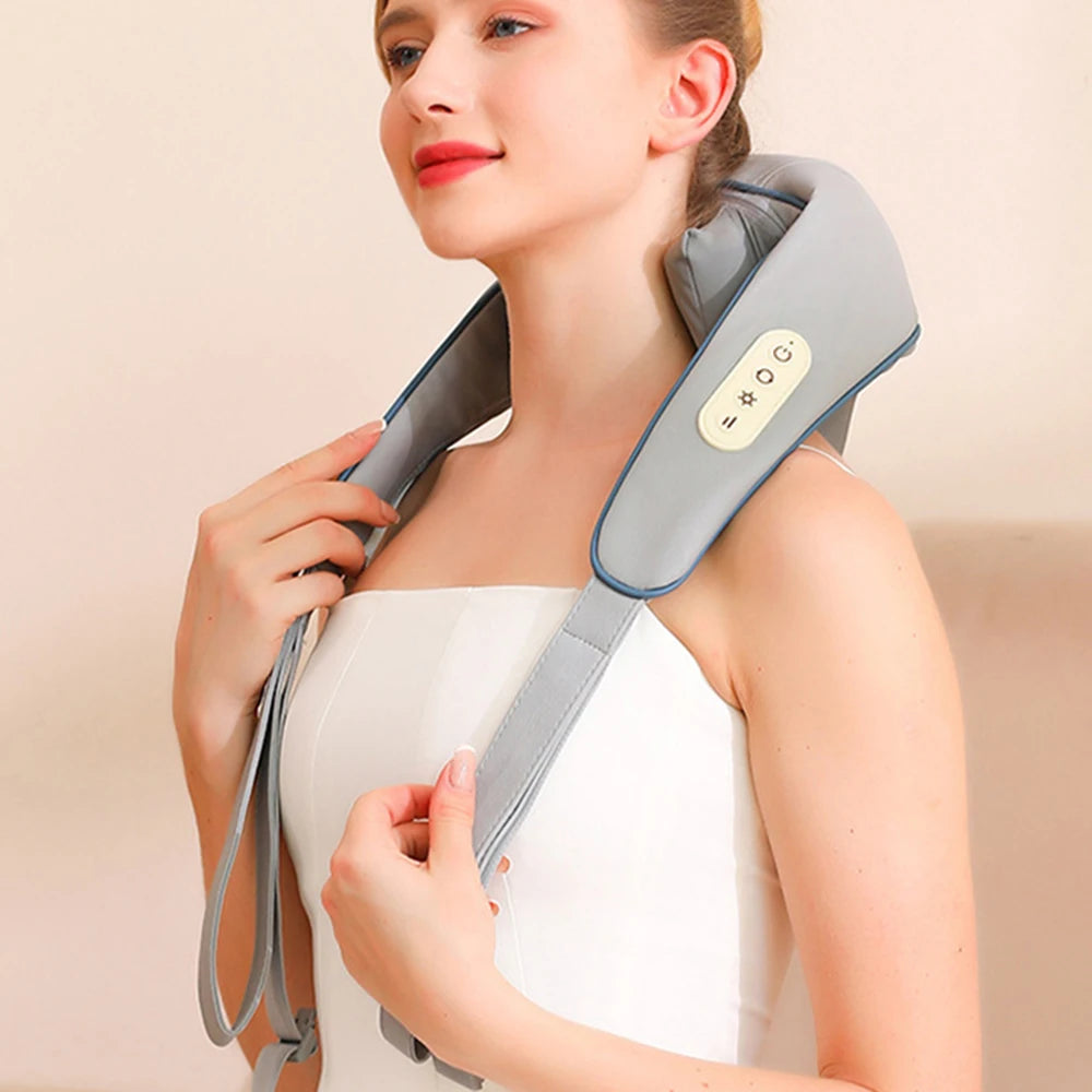 Châle de Massage Intelligent Cou & Épaules – Effet Main Humaine