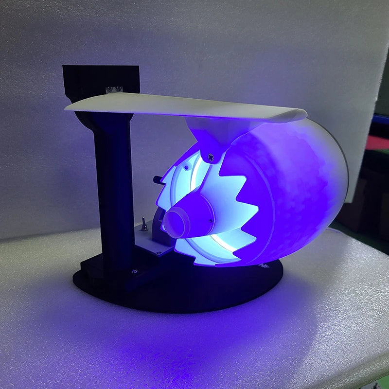 Mini Turboréacteur 3D avec Effet Flamme & Brume – Jouet Déco Futuriste
