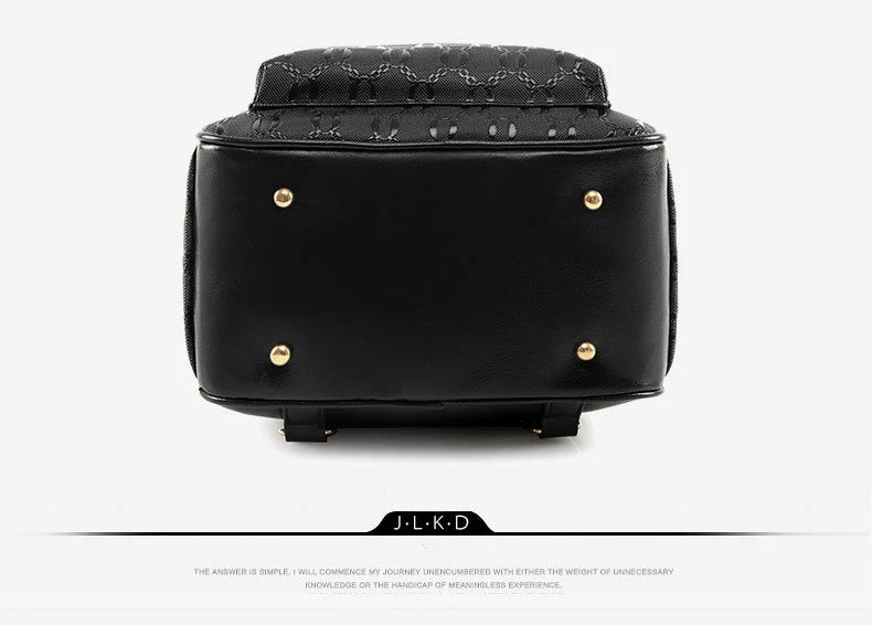 Sac à dos 4-en-1 Ours Rose – Style Étudiant & Cuir Recyclé