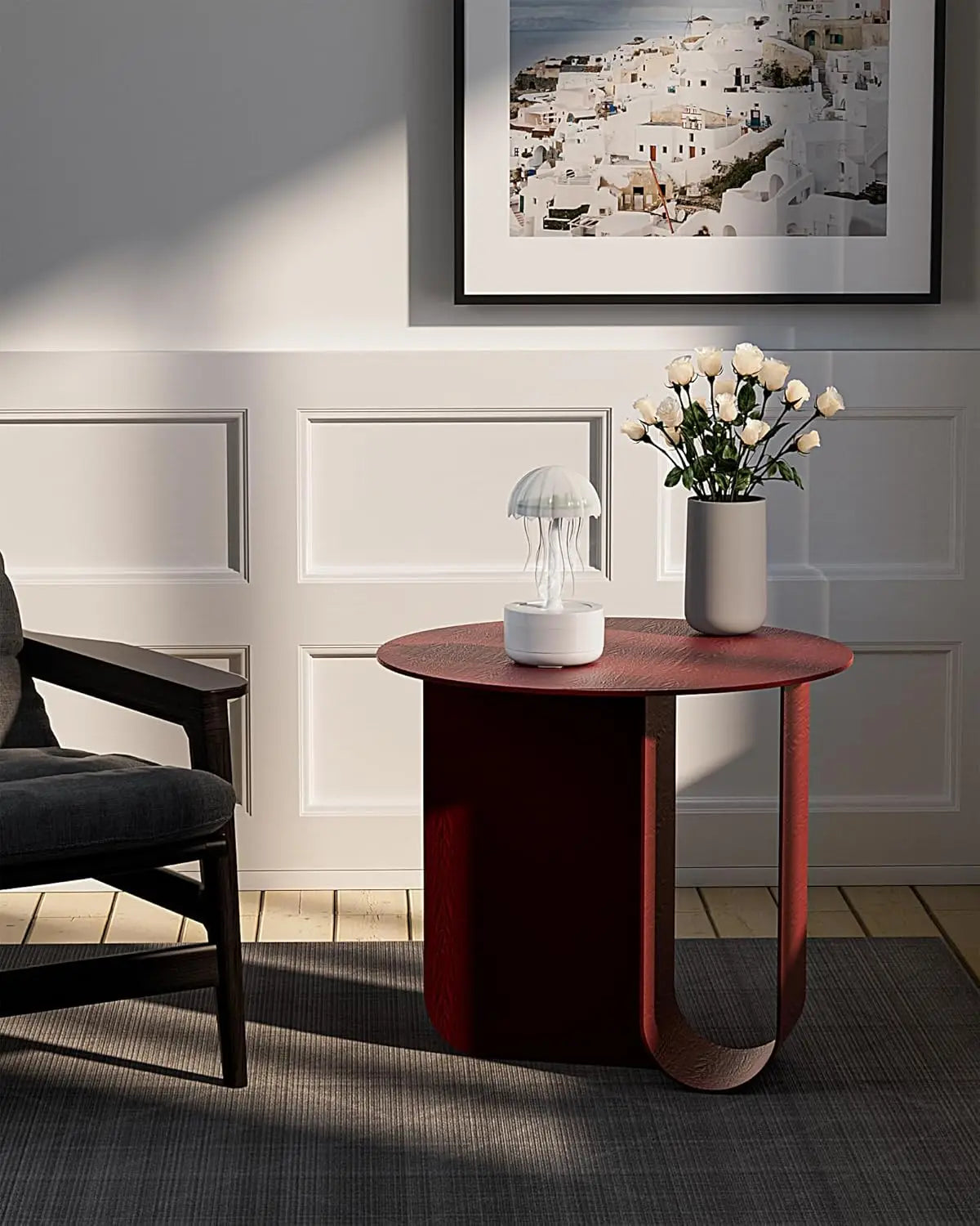 Lampe Méduse LED RGB | Veilleuse Bluetooth & Contrôle Vocal