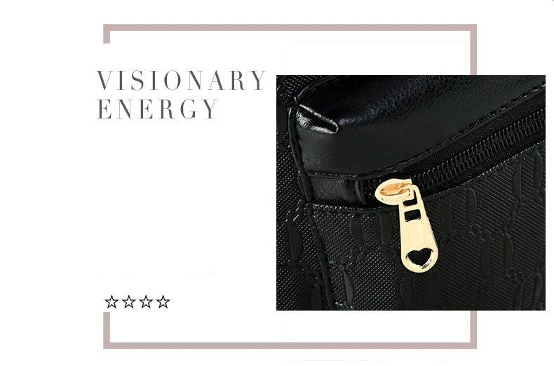 Sac à dos 4-en-1 Ours Rose – Style Étudiant & Cuir Recyclé