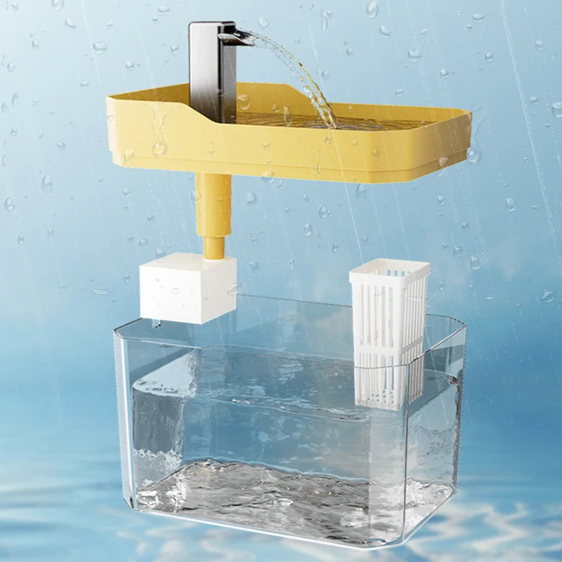 Fontaine à eau transparente pour animaux – Distributeur automatique silencieux